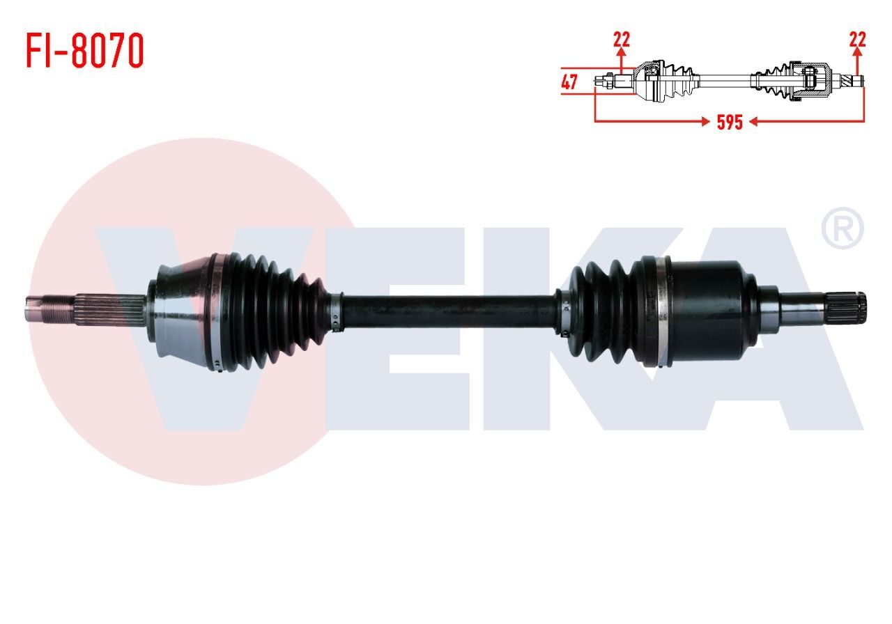 FİAT PALİO ALBEA ÖN AKS SOL 1.2 16V KOMPLE FI8070