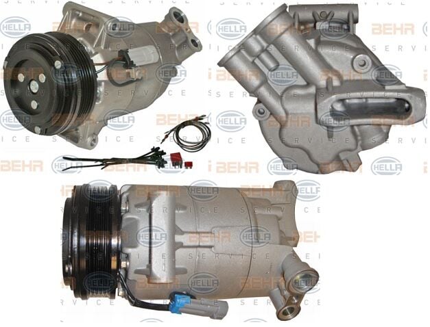 KLİMA KOMPRESÖRÜ 8FK351135801 ASTRA H 1.6 (Z16XEP) TWINPORT (105MM) **