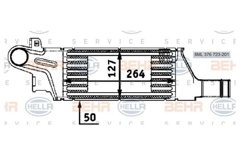 TURBO RADYATÖRÜ 8ML376723201 CORSA C 1.7CDTI