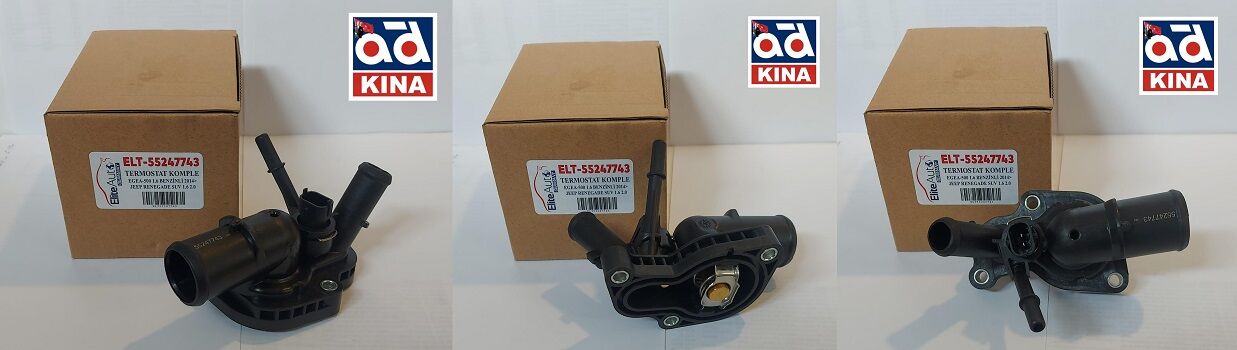 TERMOSTAT KOMPLE 55247743 EGEA 500 1.6 BENZİNLİ 2014> JEEP RENEGADE SUV 1.6 201
