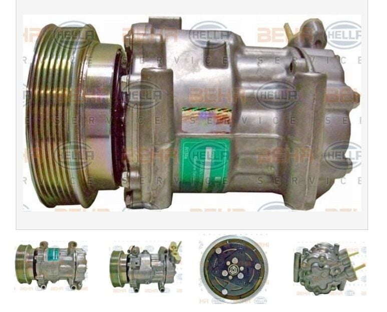 KLİMA KOMPRESÖRÜ 8FK351127901 CLIO II KANGO 1.4 1.6 16V 1.5 DCI (120MM)