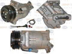 KLİMA KOMPRESÖRÜ 8FK351135801 ASTRA H 1.6 (Z16XEP) TWINPORT (105MM) **