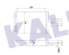 KALORİFER RADYATÖRÜ 346675 VECTRA B 96 02 KLİMALI