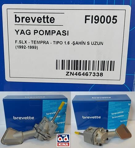 YAĞ POMPASI FI9005 SLTEMPRA TIPO 1.6 ŞAHİN S UZUN