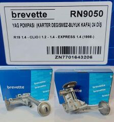 YAĞ POMPASI RN9050 R19 1.4 CLIO I 1.2 1.4 EXPRESS 1.4 24DİŞ KARTER DEGISMEZ BUYUK KAFA 24DİŞ KARTER DEGISMEZ BUYUK KAFA