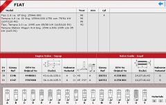 SİBOP TAKIMI 1346 1347 IN 4 E4 TIPO TEMPRA 1.8 2.0 İ.E 8V