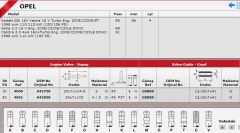 SİBOP TAKIMI 4060 4061 IN 8 E8 VECTRA 2.0 DOHC 16V TURBO