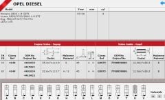SİBOP TAKIMI 4148 4149 IN 4 E4 MOVANO VIVARO 1.9 TDI F9Q M7