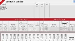 SİBOP TAKIMI 4570 4571 IN 4 E4 P206 1.4 HDI P307 1.4 HDI MOTOR DV4 TD