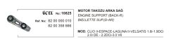 MOTOR TAKOZU SAĞ 10825 LAGUNA II VELSATIS 8200000010 8200358666