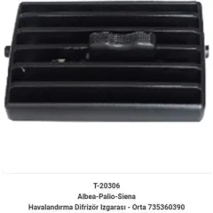 DİFİZÖR IZGARASI PALİO SİENA ALBEA ORTA SAĞ SOL