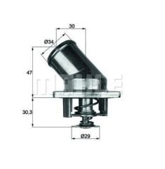TERMOSTAT TI392 ASTRA F 1.8 2.0İ VECTRA A