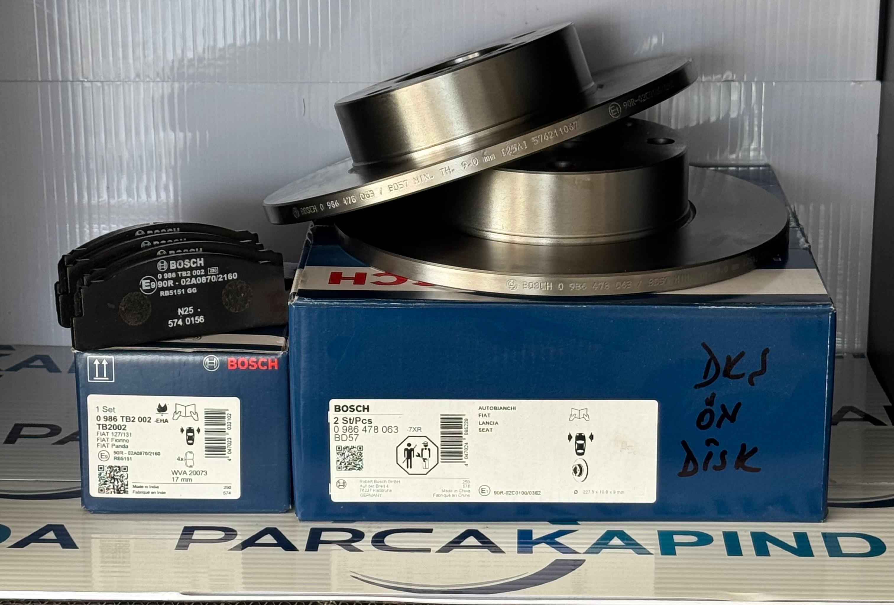 ÖN FREN DİSK ÖN FREN BALATA DOĞAN KARTALŞAHİN